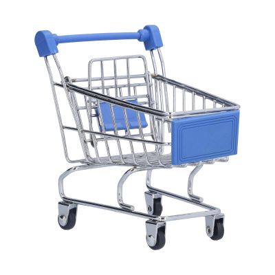 Dpofirs Mini Supermarket Handcart, Shopping Cart Supermarket Handcart Mini Shopping Cart Mini Supermarket Storage Toy Decorative Ornaments for Storage Toys Home Kitchen Office, Gifts Choice