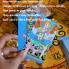 Jayiaine Tarot Cards Deck, with Guidebook Divination Discoloration Water Proof Cards, Fortune Telling Game Set for Family Reunion Beginners Expert Readers for Christmas Birthday, Blue view 3