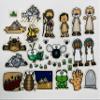 Story Time Felts 10 Plagues Felt Figures for Bible Flannel Felt Board Stories Old Testament view 1