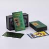 Jayiaine Tarot Cards Deck, with Guidebook Divination Discoloration Water Proof Cards, Fortune Telling Game Set for Family Reunion Beginners Expert Readers for Christmas Birthday, Green view 4