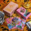 Jayiaine Tarot Cards Deck, with Guidebook Divination Discoloration Water Proof Cards, Fortune Telling Game Set for Family Reunion Beginners Expert Readers for Christmas Birthday, Pink2 view 3