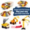 JITTERYGIT Construction Race Track Site Toy - Including Sandbox Vehicles, Trucks, Excavator, Bulldozer, Dump Truck, Crane - Birthday Gift for Kids, Boys, Girls, Toddlers for Ages 3 4 5 6 7 8 Year Old view 4
