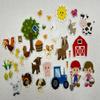 Story Time Felts 37 Piece Farm Animals Felt Figures for Flannel Board Set Small (Mini Farm) view 3