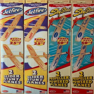 ItsYourAirplane.com 2ea #32 Jetfire & 2ea #52 Sky Streak Twin Packs (8 Planes Total)