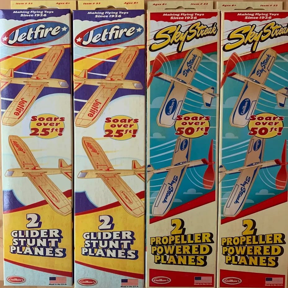 ItsYourAirplane.com 2ea #32 Jetfire & 2ea #52 Sky Streak Twin Packs (8 Planes Total)