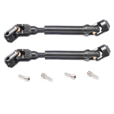 2pcs RC Crawler Drive Shaft (86-115MM) for 1/10 SCX10 II TRX4 Redcat D90 Gen7/Pro RC4WD GEN8 Gladiator TF2 D90 YK4082 104311 RC Universal Upgrade Shaft