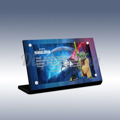 Acrylic Display Plaque for Yoda 75255(Model Set is not Included)