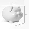 JGATW Money Bank Pig Piggy Bank Ceramic Money Box Cute Coin Bank Box Saving Coins Cash Fun Gift Great Gift (Color : Green Can in and Out) view 2