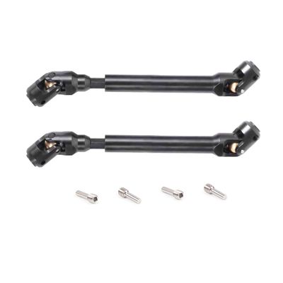 2pcs RC Crawler Drive Shaft (112-163MM) for 1/10 SCX10 II TRX4 Redcat D90 Gen7/Pro RC4WD GEN8 Gladiator TF2 D90 YK4082 104311 RC Universal Upgrade Shaft