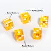 GSE Games & Sports Expert Craps Table Top Game Set, Including A Craps Layout Felt, 5 Casino Dice and A Craps ON/Off Poker Button for Craps Games, Casino Games view 3