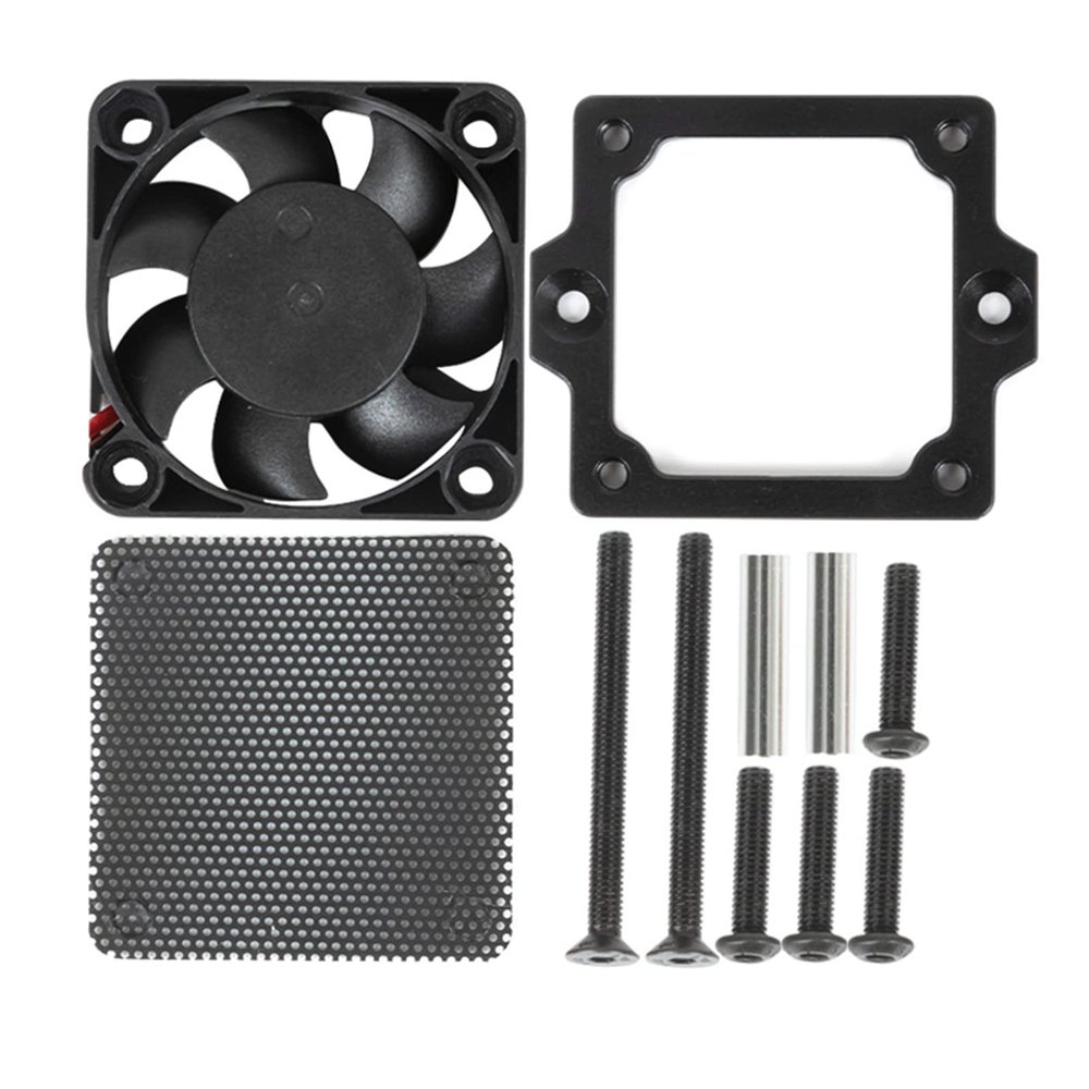 1/10 Metal ESC Cooling Fan Kit for TRAXXAS Trx4 Trx6 for Land Rover Defender for Ford 1/10 RC Car