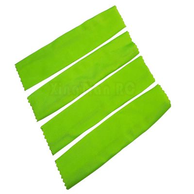 Damper Shock Sleeve Dust Snow Dirt Resist Cover for Traxxas 1/5 X-MAXX XMAXX for Arrma 1/5 Outcast KRATON - Green 4pcs