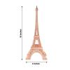 Efavormart 10" | Rose Gold | Eiffel Tower Centerpiece | Eiffel Tower Cake Topper | Decorative figurine view 3