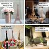 Efavormart 10" | Rose Gold | Eiffel Tower Centerpiece | Eiffel Tower Cake Topper | Decorative figurine view 4