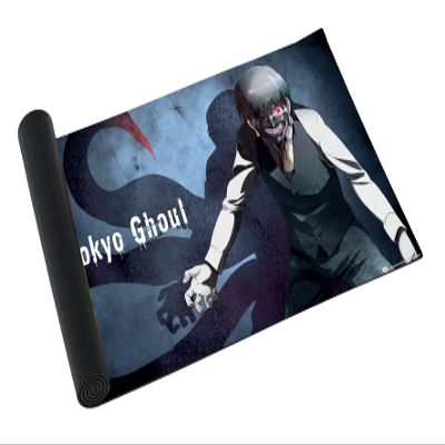 Japanime Games Tokyo Ghoul: Blue Kaneki Playmat | High-Quality Gaming Playmat | Large Size (24 x 14) | Premium Neoprene Surface, Non-Slip Base | Your Favorite Heroes