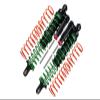 GPM Upgrades Aluminium 6061-T6 Front/Rear L-Shape Piggy Back (Built-in Piston Spring) Adjustable Spring Dampers for 1/5 X-MAXX 6S/8S Monster Truck (77076-4) RC Cars (Black) view 1