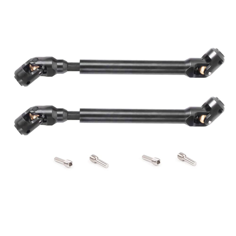 2pcs RC Crawler Drive Shaft (121-181MM) for 1/10 SCX10 II TRX4 Redcat D90 Gen7/Pro RC4WD GEN8 Gladiator TF2 D90 YK4082 104311 RC Universal Upgrade Shaft