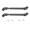 2pcs RC Crawler Drive Shaft (121-181MM) for 1/10 SCX10 II TRX4 Redcat D90 Gen7/Pro RC4WD GEN8 Gladiator TF2 D90 YK4082 104311 RC Universal Upgrade Shaft view 1