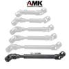 2pcs RC Crawler Drive Shaft (121-181MM) for 1/10 SCX10 II TRX4 Redcat D90 Gen7/Pro RC4WD GEN8 Gladiator TF2 D90 YK4082 104311 RC Universal Upgrade Shaft view 2