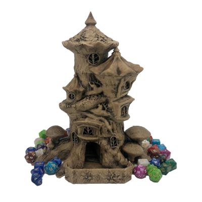 Bear and Wolf Studio - Fate's End Dice Towers by Kimbolt Creations - 3D Printed and Hand-Painted Dice Towers (Fairy Dice Tower)