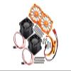 GPM Upgrades Aluminum 7075-T6 Motor Heatsink with Dual Cooling Fan and Adjustable Mount for 1/5 Kraton 8S BLX Monster Truck (ARA110002) (ARA5810) 1/5 X-MAXX XO-01 RC Cars (Orange) view 1