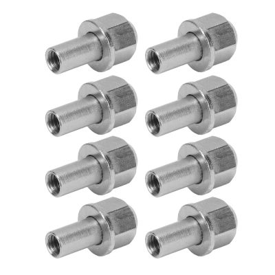 Alomejor RC Car Replacement, Reliable and Durable Hex Wheel Hub Drive, Metal Nut Set, 8Pcs Extension Column for DIY Upgrades, Maintenance, and Customi