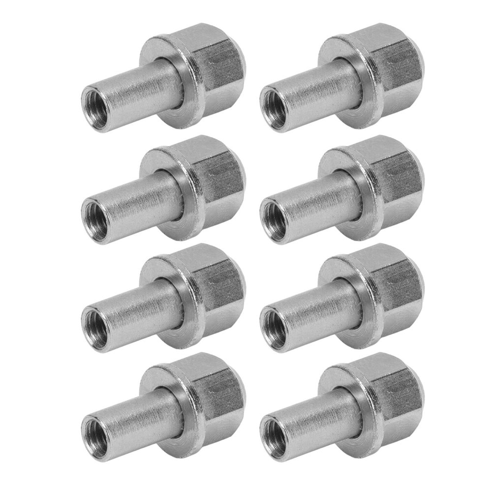 Alomejor RC Car Replacement, Reliable and Durable Hex Wheel Hub Drive, Metal Nut Set, 8Pcs Extension Column for DIY Upgrades, Maintenance, and Customi