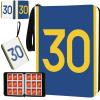 Basketball Card Binder with Sleeves 900 Pocket, #30 Basketball Card Holder for Trading Cards, Basketball Collector Album Folder Organizer 3 Ring Binder Storage Case Book for Kids Boys Gift (Blue) view 1