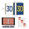 Basketball Card Binder with Sleeves 900 Pocket, #30 Basketball Card Holder for Trading Cards, Basketball Collector Album Folder Organizer 3 Ring Binder Storage Case Book for Kids Boys Gift (Blue) view 3