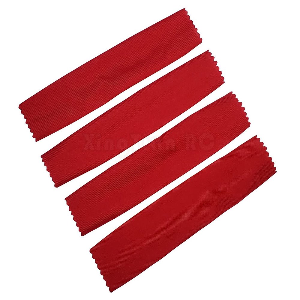 Damper Shock Sleeve Dust Snow Dirt Resist Cover for Traxxas 1/5 X-MAXX XMAXX for Arrma 1/5 Outcast KRATON - RED 4pcs