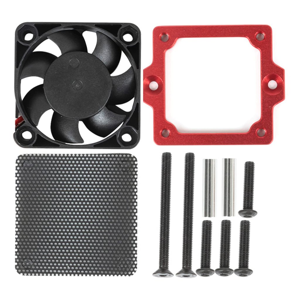 1/10 Metal ESC Cooling Fan Kit for TRAXXAS Trx4 Trx6 for Land Rover Defender for Ford 1/10 RC Car
