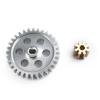 0.5M Transmission Gear 32T & 8T Metal Spur Gear Set for 1/24 Axial SCX24 90081 C10 AXI00002 AXI00004 AXI00005 AXI00006 RC Car view 1