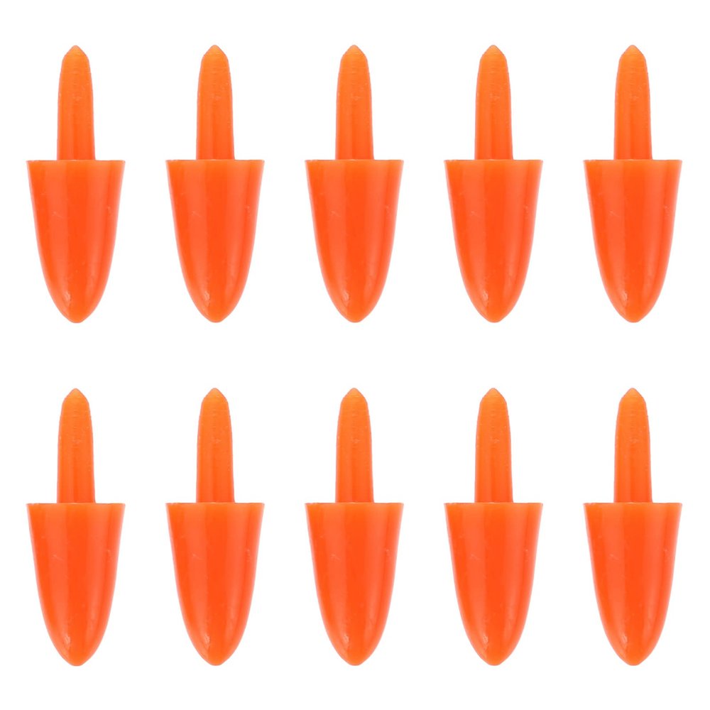 Craft 200pcs Snowman Nose, Plastic Carrot Nose Set Novelty Christmas Snowman Kit Xmas Party Supplies for Winter Outdoor DIY Making Accessories Nativity Accessories