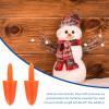 Craft 200pcs Snowman Nose, Plastic Carrot Nose Set Novelty Christmas Snowman Kit Xmas Party Supplies for Winter Outdoor DIY Making Accessories Nativity Accessories view 2