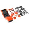 313mm 110 Scale Wheelbase Open Car Body Shell Spare Parts Compatible with SCX10 90046 RC Car Accessory Weihnachten for RC Car Car model parts (Orange) view 2
