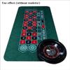 Alabohuke Roulette Mat, 47" X 23.6" Portable Poker Table Top, Casino Style Poker Mat, with Carry Bag for Casino, Party, Home Entertainment view 3