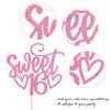 1 Pack Sweet Teenager 16 Cake Topper Glitter 16th Birthday Cake Pick for Cheers to 16 Years Old 16th Birthday Party Cake Decorations Supplies Pink view 3