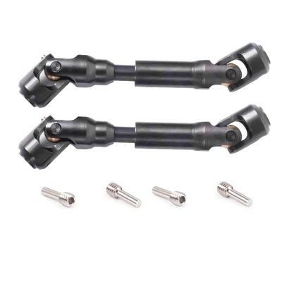 2pcs RC Crawler Drive Shaft (75-103MM) for 1/10 SCX10 II TRX4 Redcat D90 Gen7/Pro RC4WD GEN8 Gladiator TF2 D90 YK4082 104311 RC Universal Upgrade Shaft