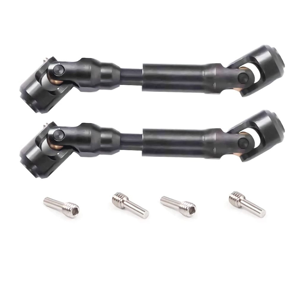 2pcs RC Crawler Drive Shaft (75-103MM) for 1/10 SCX10 II TRX4 Redcat D90 Gen7/Pro RC4WD GEN8 Gladiator TF2 D90 YK4082 104311 RC Universal Upgrade Shaft