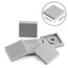Light Bluish Gray 22 Tile 500 Parts and Pieces Flat MOC Bricks, Bulk Building Blocks for Smooth Surface Wall Floor, Toy Accessories Compatible with Major Brands view 2