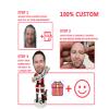Custom Golfer Bobblehead - Personalized Cheerful Figurine for Men, Made from Your Photo, Smiling Male Golfer with Grey Pants, Handmade Clay Gift for Car Office Home Decor Collectible view 3