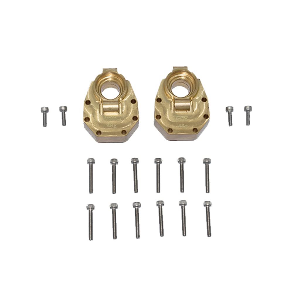 GPM for TRAXXAS-1/10 TRX4 Defender Trail Crawler/Tactical UNIT-82066-4/FORD Bronco 82046-4/BLAZER 82076-4/MERCEDES-BENZ G500/TRX-6 MERCEDES-BENZ-88096-4 Copper Inside The Rear Cup
