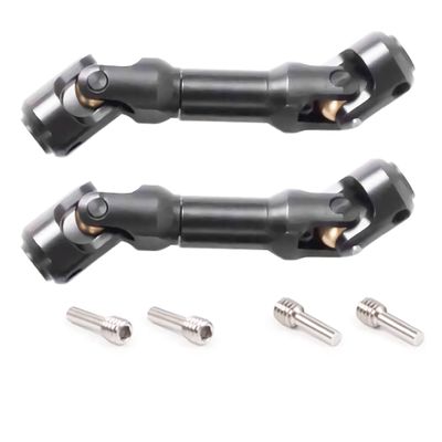 2pcs RC Crawler Drive Shaft (60-77MM) for 1/10 SCX10 II TRX4 Redcat D90 Gen7/Pro RC4WD GEN8 Gladiator TF2 D90 YK4082 104311 RC Universal Upgrade Shaft