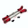 Stainless Steel Adjustable Turnbuckle Tie Rod Steering Link with Aluminum Ends Black for Arrma 1/8 Kraton Outcast Notorious Talion 1/7 Fireteam AR340071 AR330230 view 3