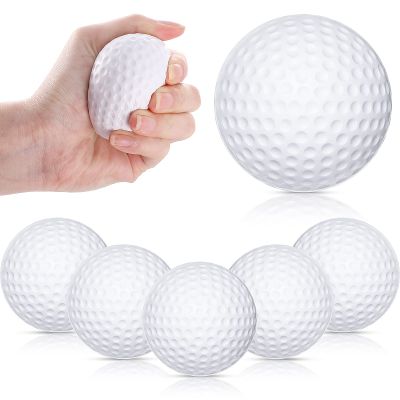 Zubebe Mini Golf Stress Ball Bulk 2.5 Inch Golf Party Favors Foam Stress Balls for Adults Bulk Relief Sports Prizes Decoration(100 Pack)