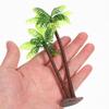 Abaodam 12 Pcs Miniature Plastic Coconut Palm Trees for DIY Micro Landscape Dollhouse Decor Fairy Garden Accessories Waterproof Mini Palm Tree Craft Supplies view 3