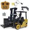 QIYHBVR 1/8 Scale RC Construction Engineering Forklift Toy Truck with Light/Sound view 1