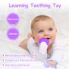 Vicloon Silicone Teething Mitt, 2Pcs Teething Mitten with Adjustable Strap, Crinkle Sound and Textured, Self Soothing Baby Chew Toys for 0-6month Infants view 3