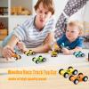 10 Pieces Wooden Mini Car Wooden Car Ramp Race Track Toys for Aged Over 3 Years Old, Wooden Car Ramp Racer Toy Replacement Vehicle Set Race Party Favors view 4
