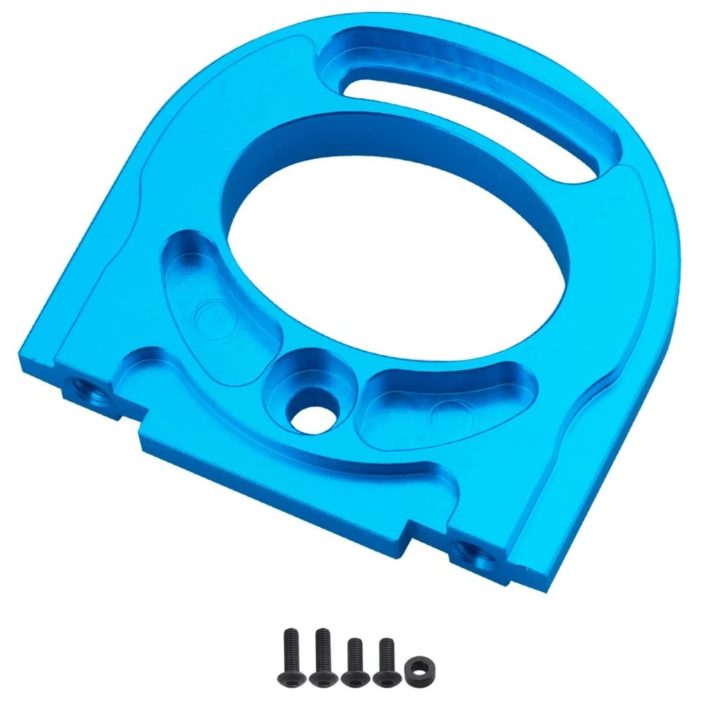 Aluminum Adjustable Motor Mount Heat Sink for 1/10 Tamiya TT02 54558 Blue